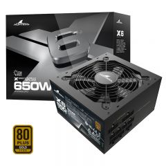 长城(Great Wall)额定650W X6金牌全模组电源ATX电源台式电脑电源